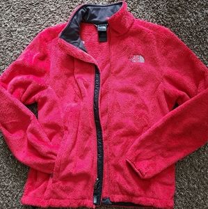 North Face Fuzzy Zip Jacket